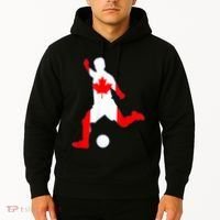 Canada Flag Soccer Player Canadian Pride Hoodie thumb 2