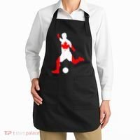 Canada Flag Soccer Player Canadian Pride Apron thumb 2