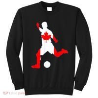 Canada Flag Soccer Player Canadian Pride Sweatshirt thumb 0