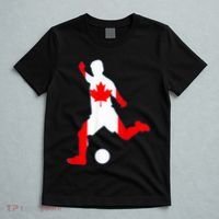 Canada Flag Soccer Player Canadian Pride T-Shirt thumb 5