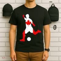 Canada Flag Soccer Player Canadian Pride T-Shirt thumb 6