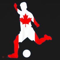 Canada Flag Soccer Player Canadian Pride T-Shirt thumb 7