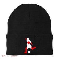 Canada Flag Soccer Player Canadian Pride Beanie thumb 0