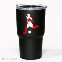 Canada Flag Soccer Player Canadian Pride Tumbler thumb 0