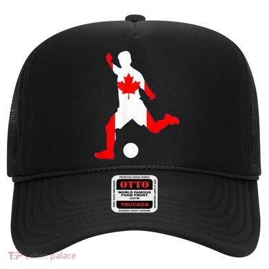 Canada Flag Soccer Player Canadian Pride Hat