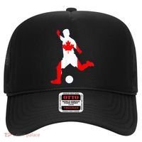 Canada Flag Soccer Player Canadian Pride Hat thumb 0