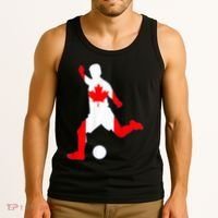 Canada Flag Soccer Player Canadian Pride Tank Top thumb 3
