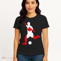 Canada Flag Soccer Player Canadian Pride Women's T-Shirt thumb 4