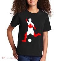 Canada Flag Soccer Player Canadian Pride Kids T-Shirt thumb 2