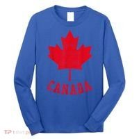Canadian Flag Shirt Canada Independece Maple Leaf Men Women Long Sleeve Shirt thumb 0