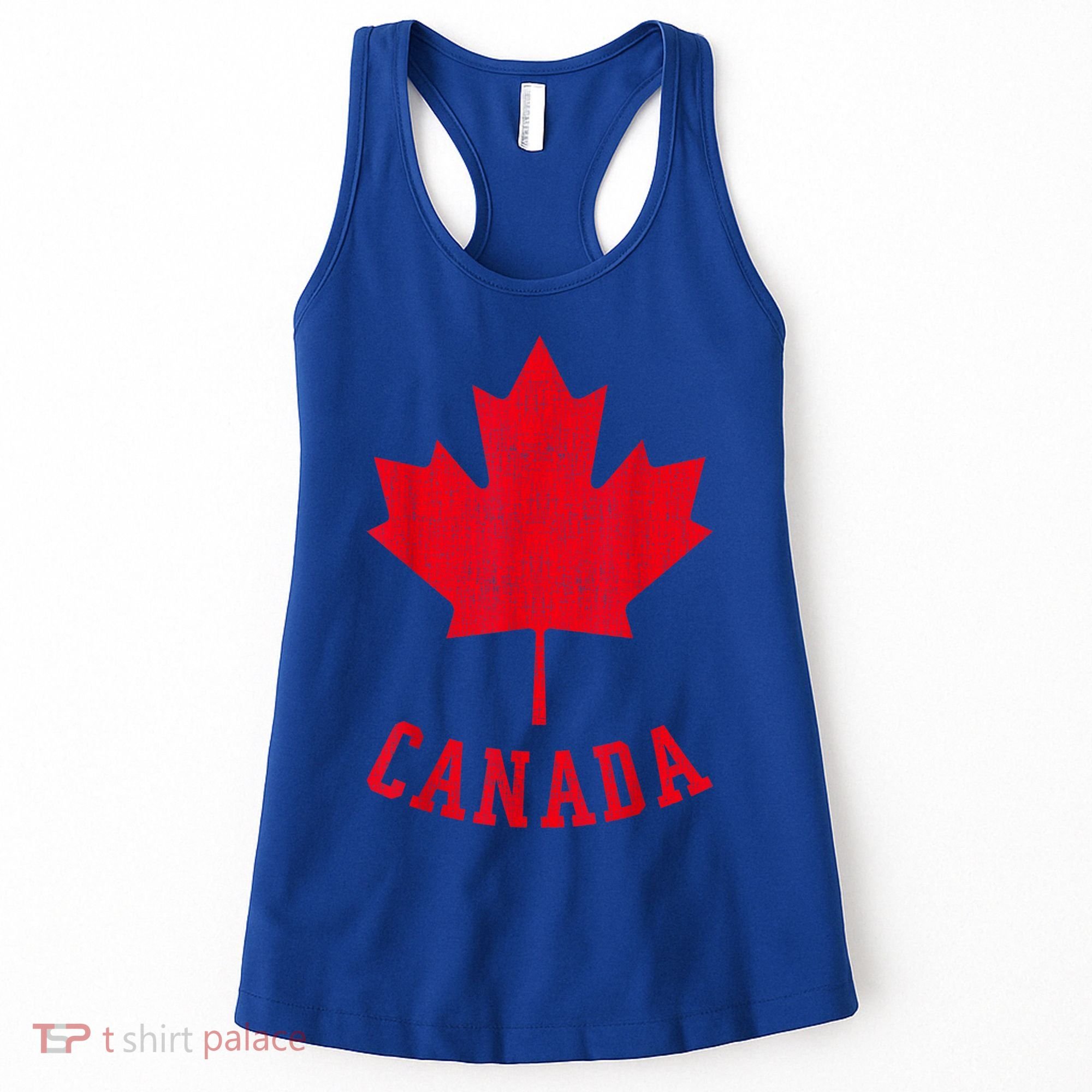 Canadian Flag Shirt Canada Independece Maple Leaf Men Women Women's Tank Top