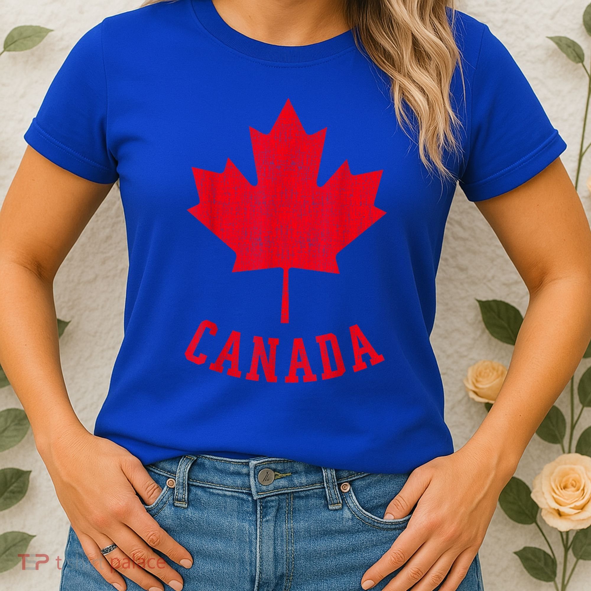 Canadian Flag Shirt Canada Independece Maple Leaf Men Women Women's T-Shirt