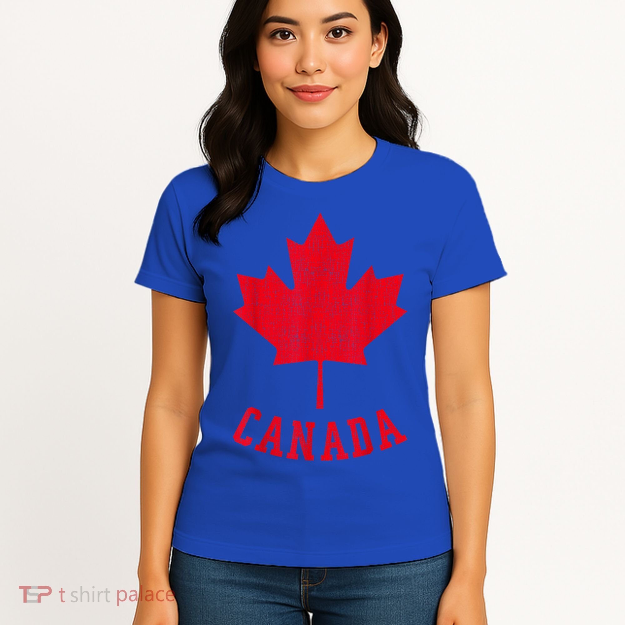 Canadian Flag Shirt Canada Independece Maple Leaf Men Women Women's T-Shirt