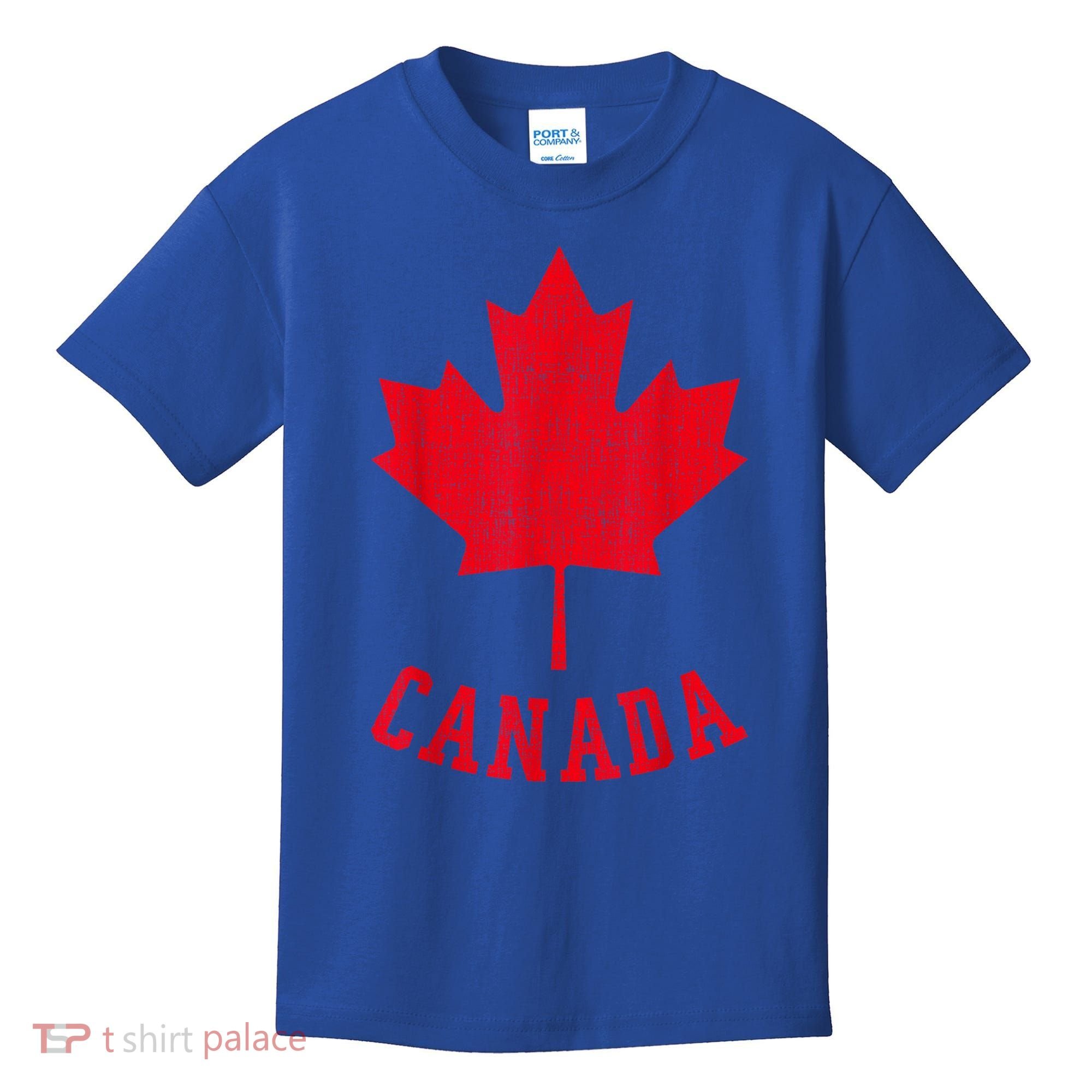 Canadian Flag Shirt Canada Independece Maple Leaf Men Women Kids T-Shirt