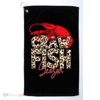 Craw Fish Season Lobster Lover Funny Golf Towel thumb 0