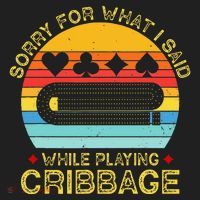 Cribbage Funny Sorry For What I Said While Playing Golf Towel thumb 3