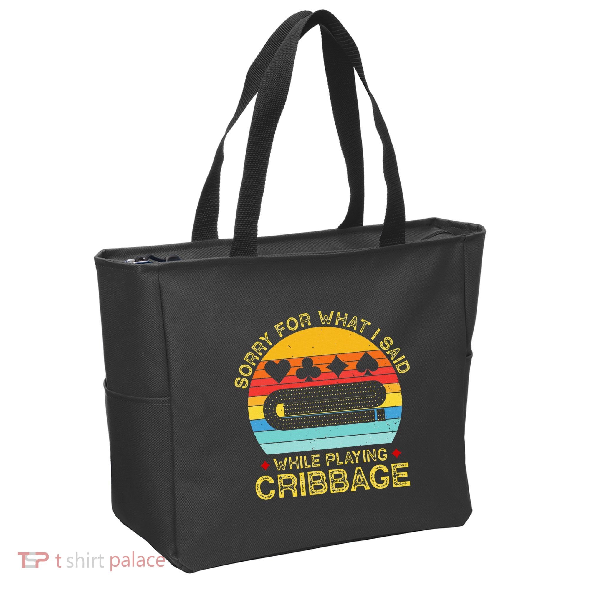 Cribbage Funny Sorry For What I Said While Playing Tote Bag