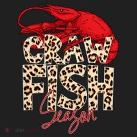 Craw Fish Season Leopard Funny Crawfish Boil Lobster Cajun Gift Women's Sweatshirt thumb 2