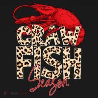 Craw Fish Season Leopard Funny Crawfish Boil Lobster Cajun Gift Backpack thumb 2