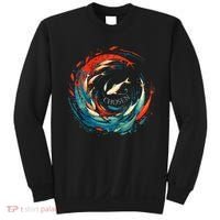 Chosen Fish Swim Against The Current Bible Verse Christian Sweatshirt thumb 0