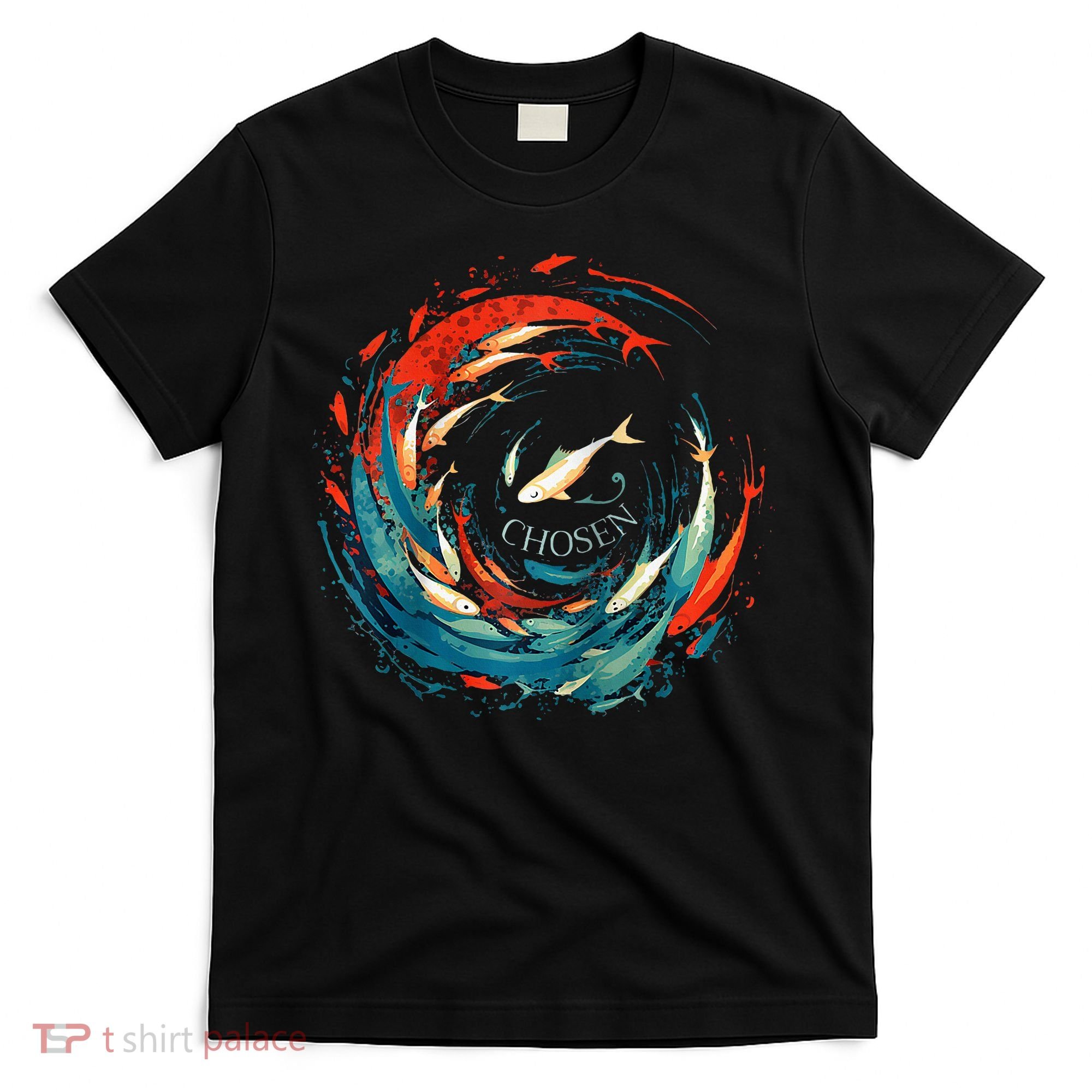 Chosen Fish Swim Against The Current Bible Verse Christian T-Shirt