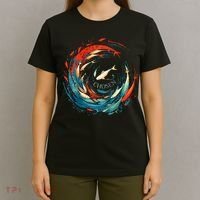 Chosen Fish Swim Against The Current Bible Verse Christian T-Shirt thumb 4