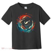Chosen Fish Swim Against The Current Bible Verse Christian Toddler T-Shirt thumb 0