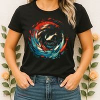 Chosen Fish Swim Against The Current Bible Verse Christian Women's T-Shirt thumb 2