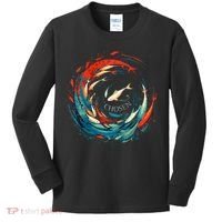 Chosen Fish Swim Against The Current Bible Verse Christian Kids Long Sleeve Shirt thumb 0