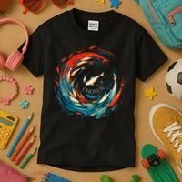 Chosen Fish Swim Against The Current Bible Verse Christian Kids T-Shirt thumb 3