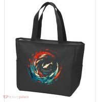 Chosen Fish Swim Against The Current Bible Verse Christian Tote Bag thumb 3