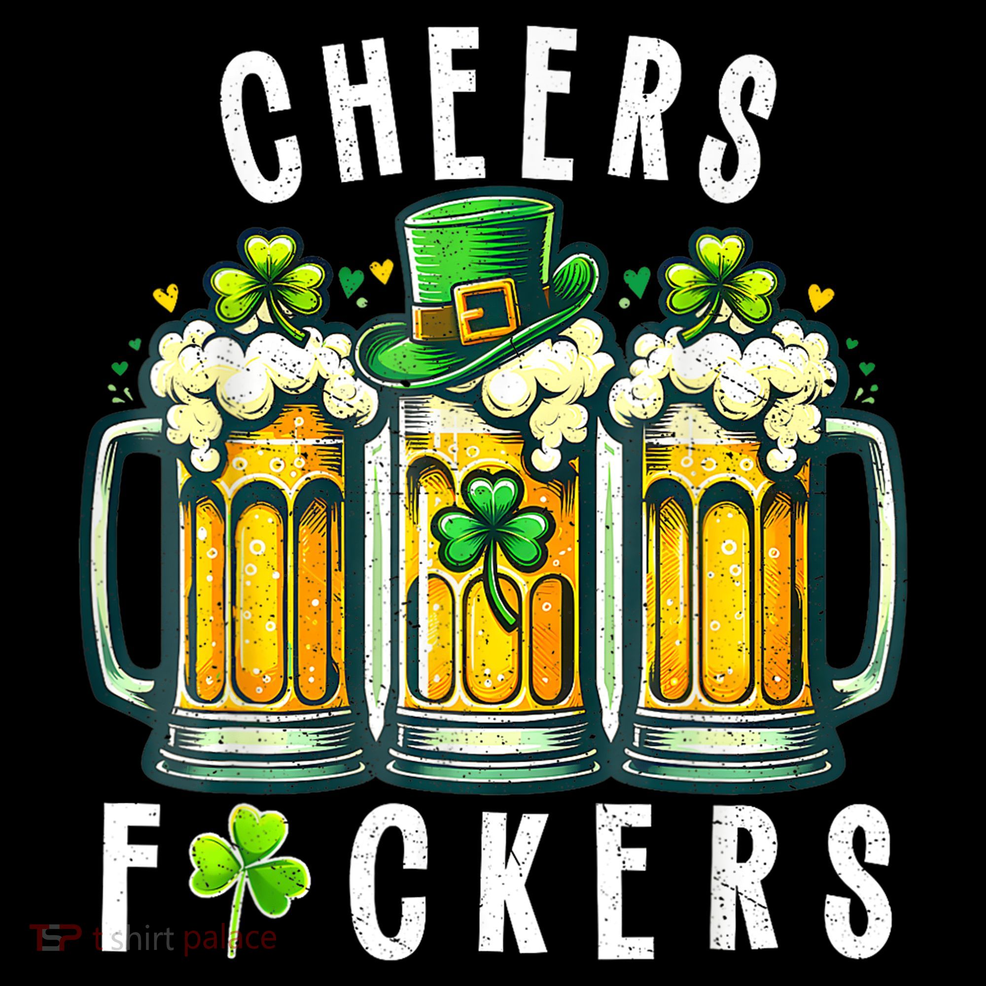 Cheers Fuckers St Patricks Day Funny Beer Drinking Mugs Coffee Mug