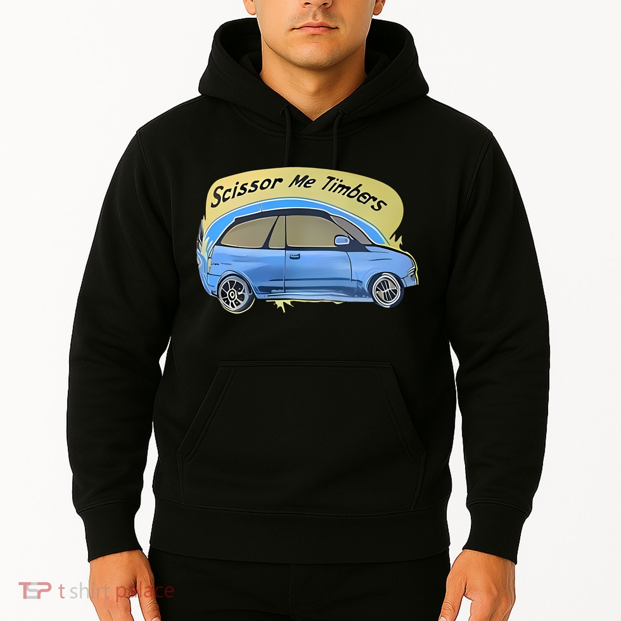 Connor Flintoft Scissor Me Timbers Car Hoodie