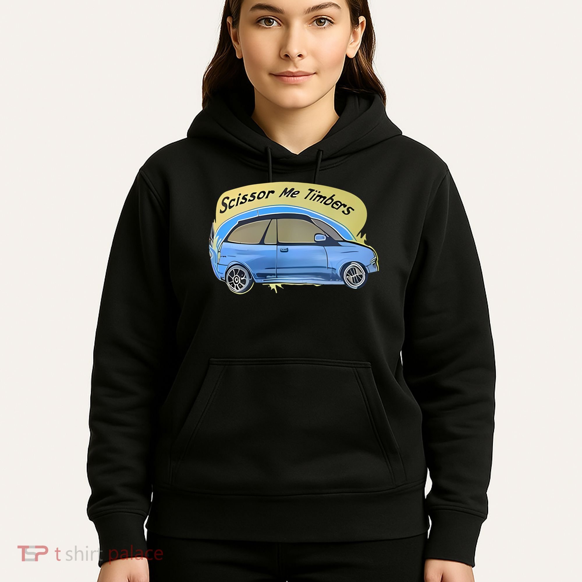 Connor Flintoft Scissor Me Timbers Car Hoodie