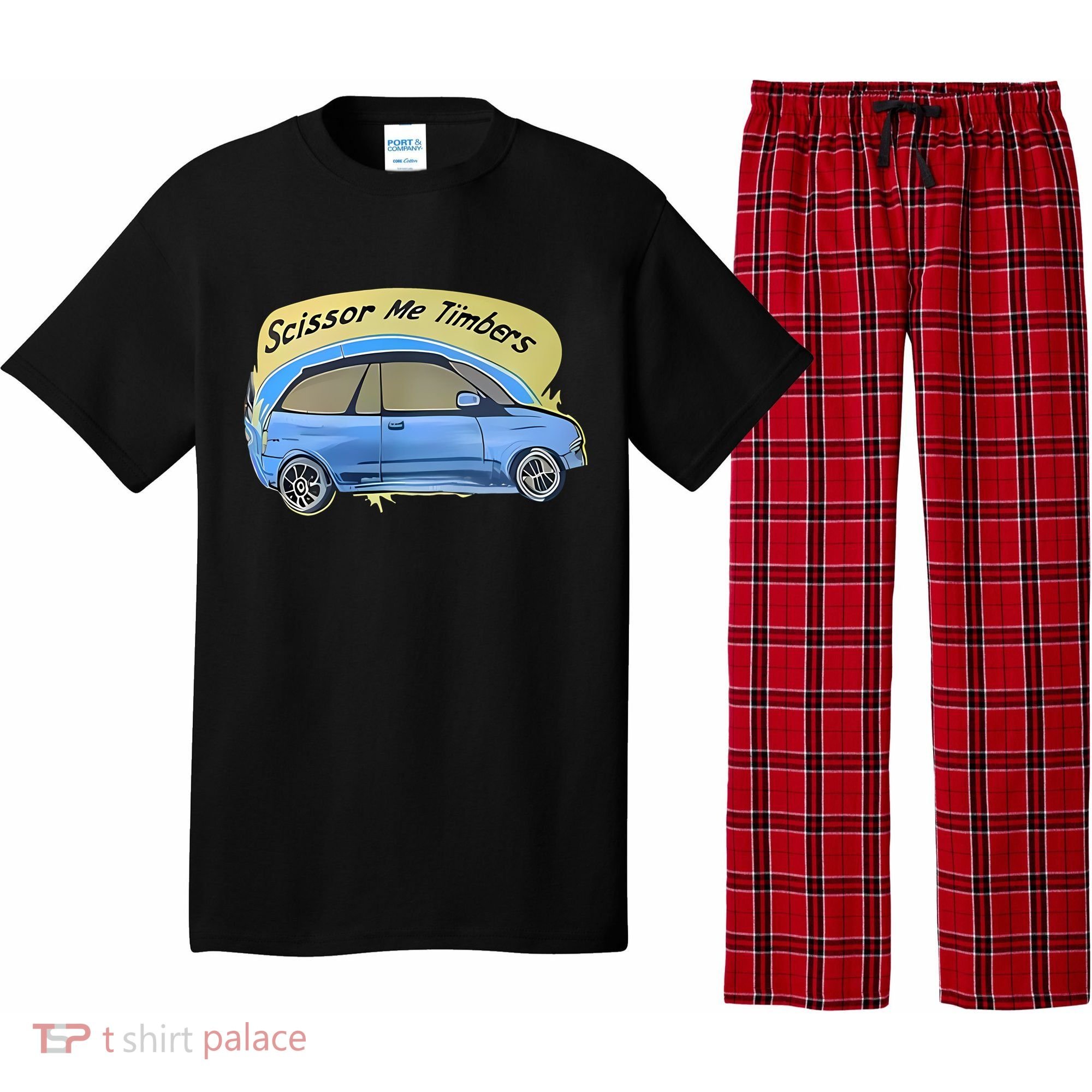 Connor Flintoft Scissor Me Timbers Car Pajama Set
