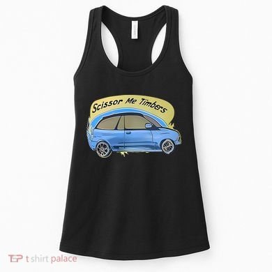 Connor Flintoft Scissor Me Timbers Car Women's Tank Top
