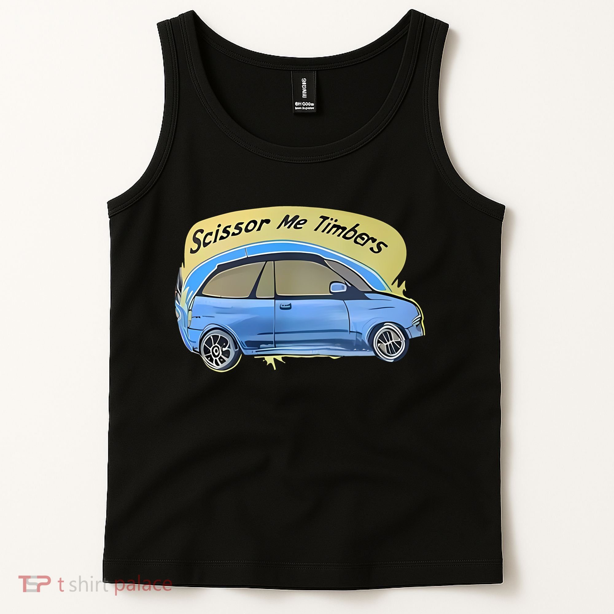 Connor Flintoft Scissor Me Timbers Car Tank Top
