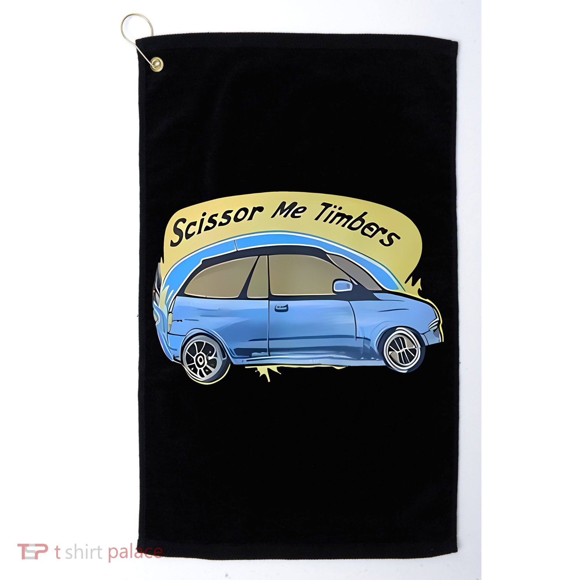 Connor Flintoft Scissor Me Timbers Car Golf Towel
