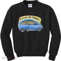 Connor Flintoft Scissor Me Timbers Car Kids Sweatshirt thumb 0