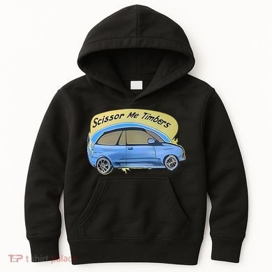 Connor Flintoft Scissor Me Timbers Car Kids Hoodie