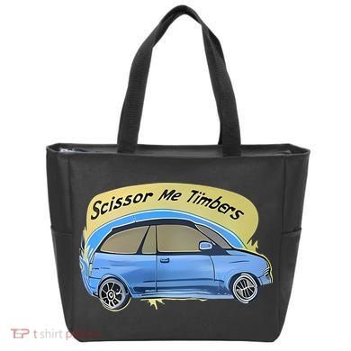 Connor Flintoft Scissor Me Timbers Car Tote Bag