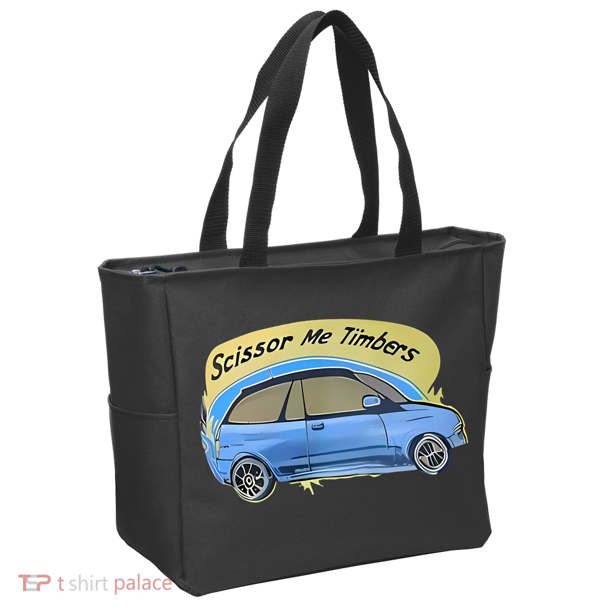 Connor Flintoft Scissor Me Timbers Car Tote Bag