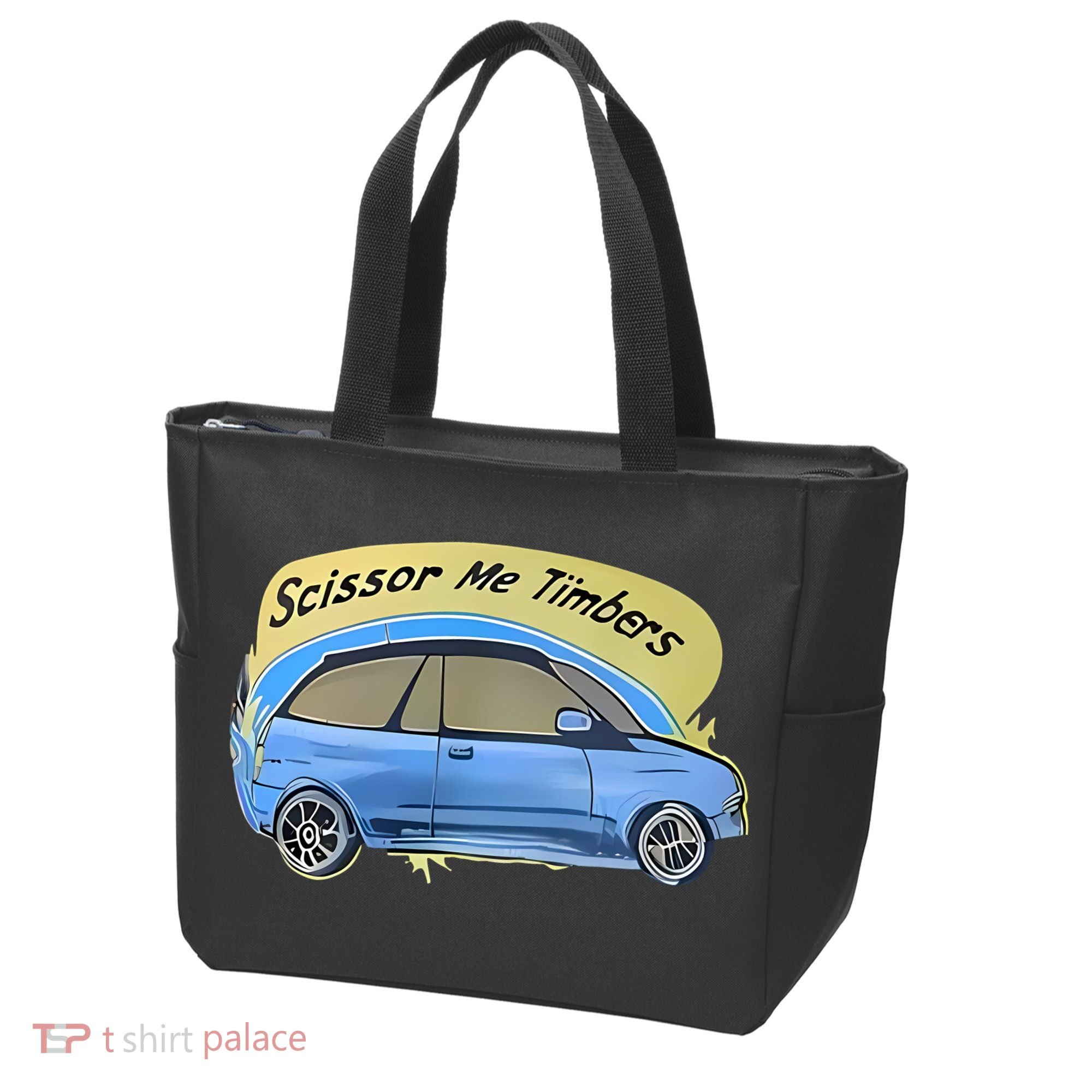 Connor Flintoft Scissor Me Timbers Car Tote Bag