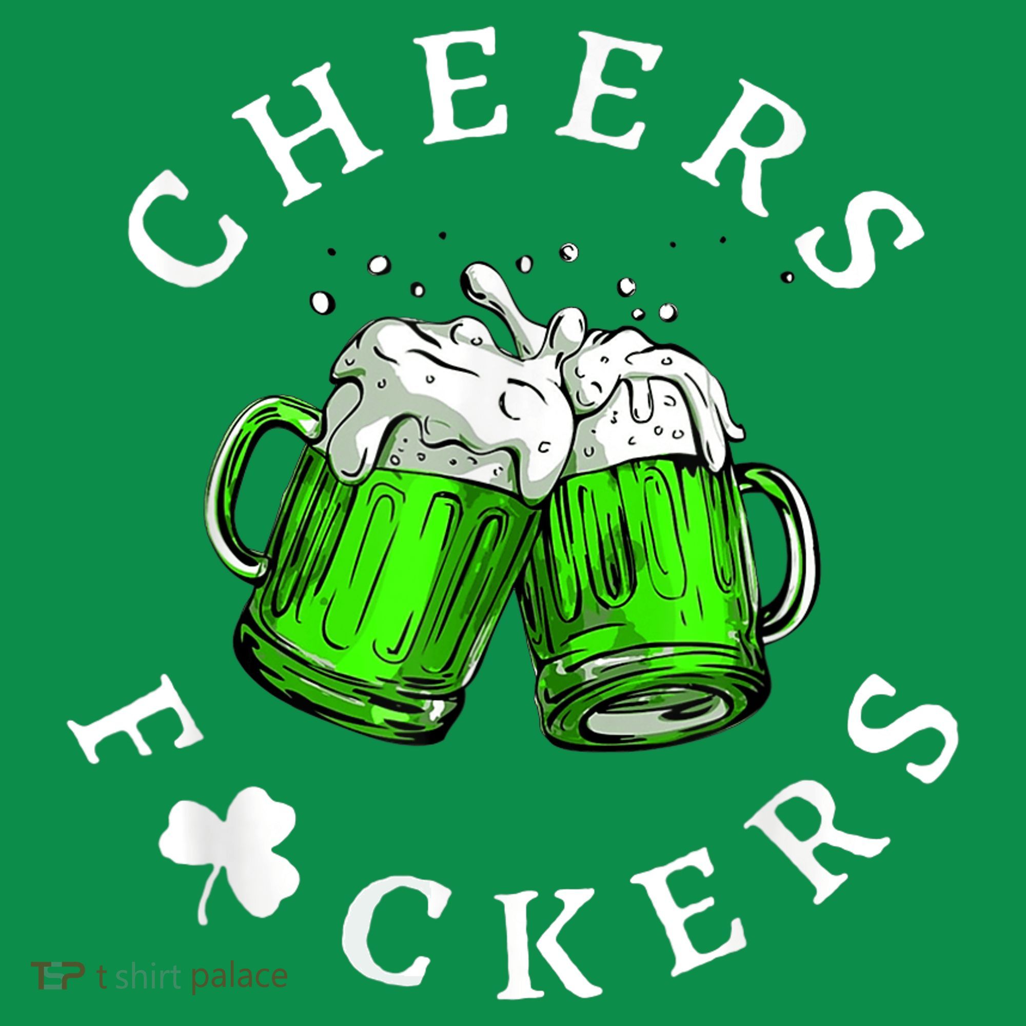 Cheers Fckers' St Patricks Day M.e.n WoM.e.n Beer Drinking Funny Ornament