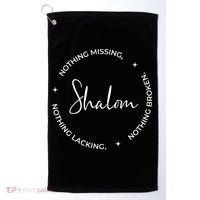 Christian Faith Shalom A Gift Golf Towel thumb 0
