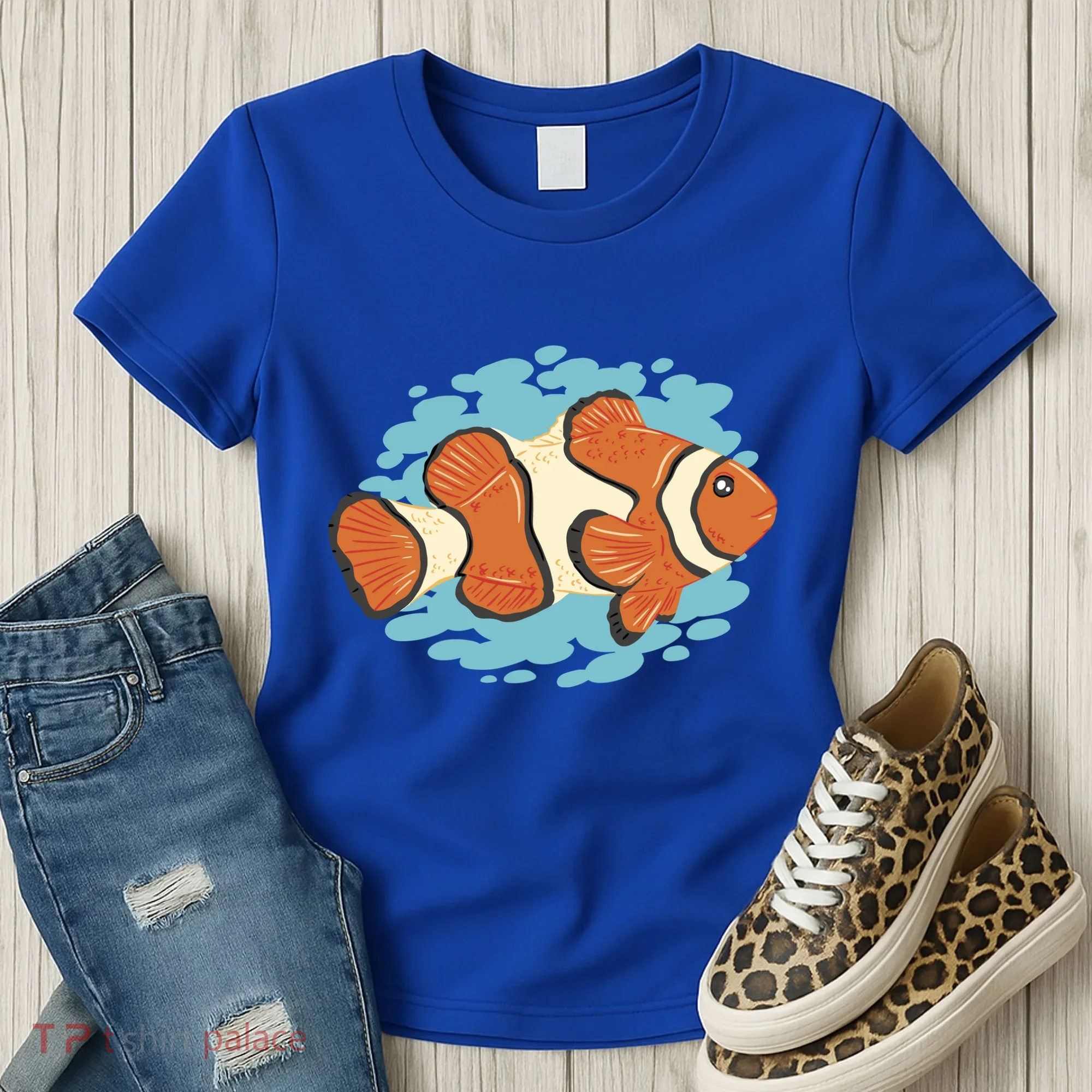 Clown Fish Sea Women's T-Shirt