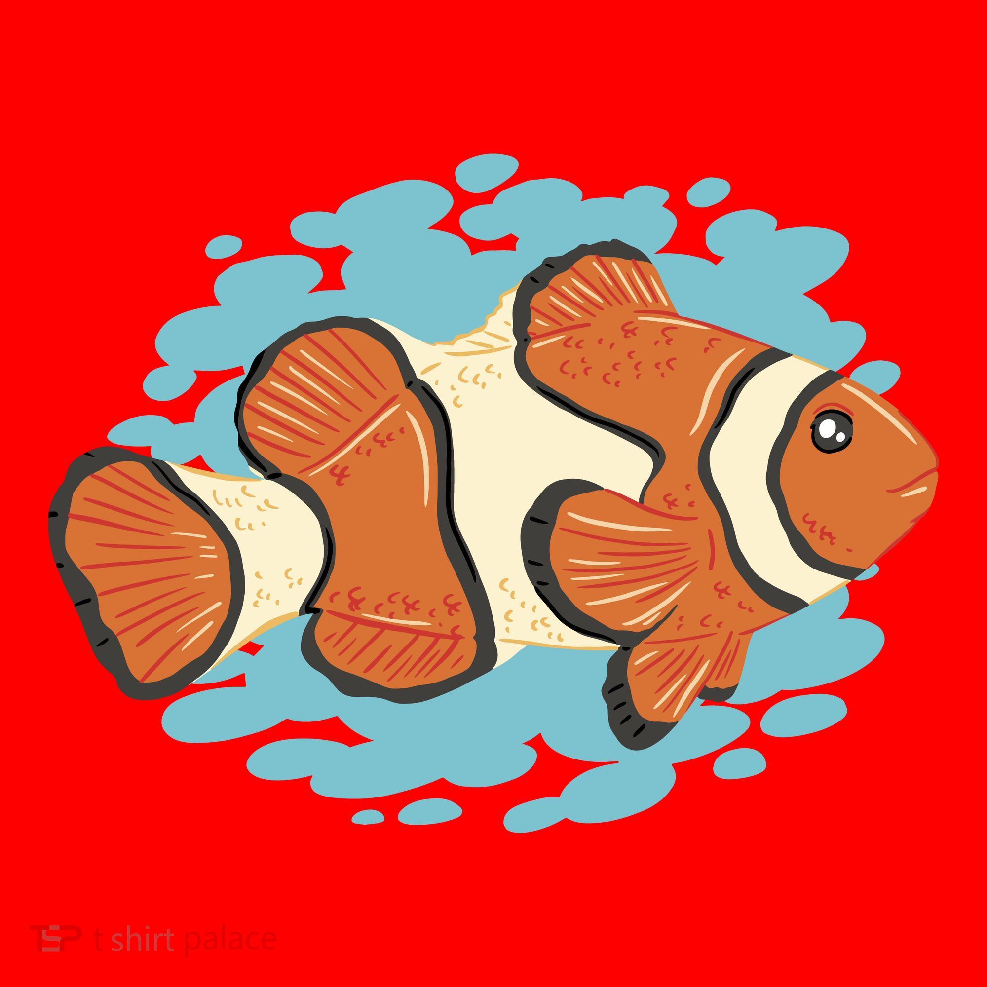Clown Fish Sea Santa Hat
