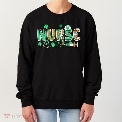Cute Funny St Patricks Day Nurse Women's Sweatshirt