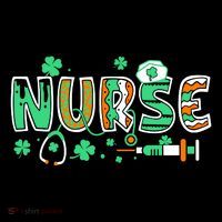 Cute Funny St Patricks Day Nurse Bucket Hat thumb 4