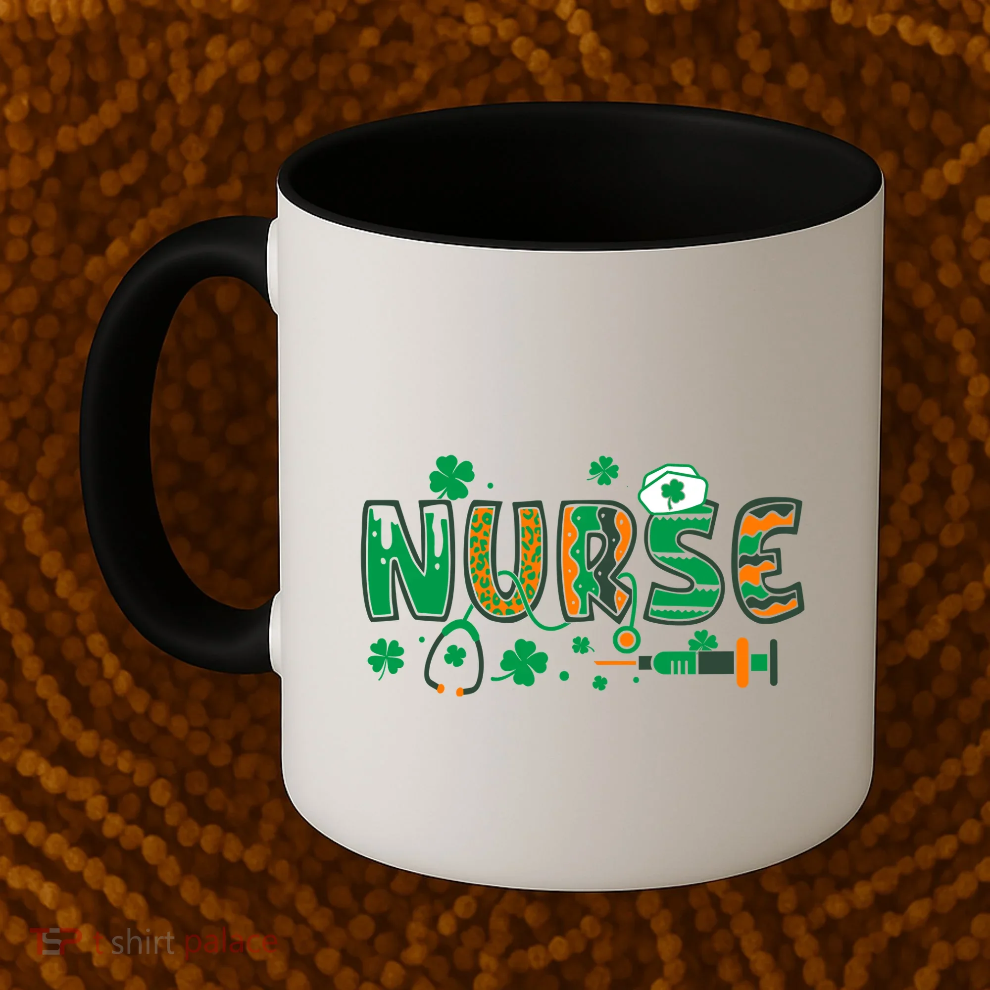 Cute Funny St Patricks Day Nurse Coffee Mug